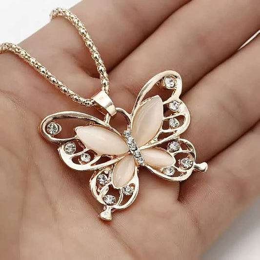 ClassyNecklace | Schmetterling Halskette für Frauen - Fiadora